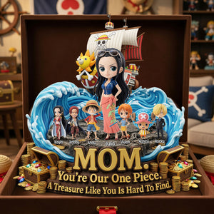 Sea Adventure Mom Acrylic Plaque - Personalized Gifts For Mother's Day Plaque 041HUMG250326