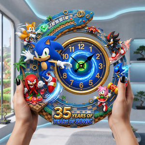 Legendary Adventure 35th Anniversary Hanging Wall Clock - Personalized Gifts 01tyta200726