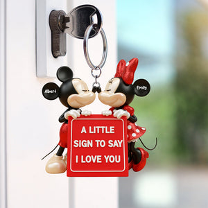 Romantic Keychain - Personalized Gifts For Couples 04HYQN241125