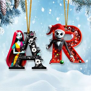 Personalized Gift For Couple Christmas Alphabet Ornament 023kamh291024 - Ornament - GoDuckee