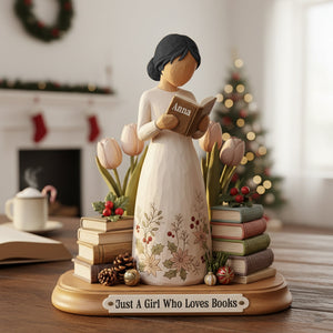 Reading Girl Personalized Gifts For Book Lovers Acrylic Plaque 08pgtn151025