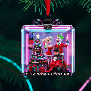 Mischievous Couple Personalized Gifts For Couple Christmas Ornament 01pata091025