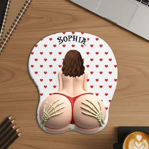 Husband Property 3D Mouse Pad With Armrest - Personalized Gifts For Husband 03ohtn191225