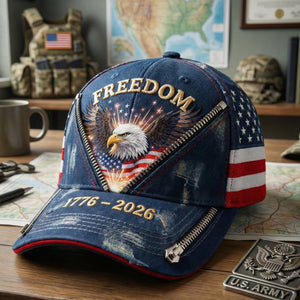 Freedom Eagle Classic Cap, Personalized Gifts For Patriots 02qhqn230226
