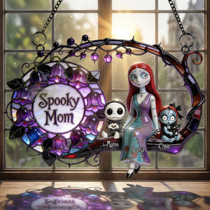 Spooky Mom Acrylic Suncatcher Ornament - Personalized Mother's Day Gifts 02nadt200326
