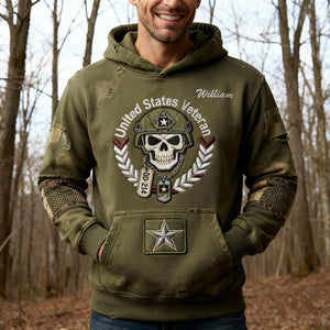 Veteran Military Tribute Hoodie - Personalized Gift For Veteran 03TGLU301225