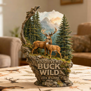 Hunting Couple Acrylic Plaque - Personalized Gifts For Couple 01HUMG190126