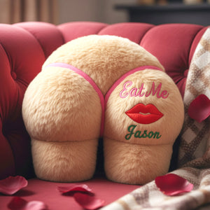 Cheeky Butt Pillow Personalized Funny Gifts For Couple 02natn111125