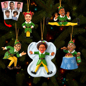Fun Character Christmas Ornament - Custom Photo Gifts For Movie Fans 04huqn260825