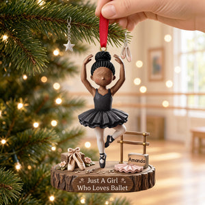 Ballet Girl Acrylic Ornament - Personalized Christmas Gifts For Ballet Lovers 03nalu100926