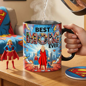 Mom Boss Energy Magic Ceramic Coffee Mug - Personalized Gifts For Mom 04NATN100426