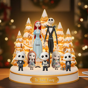 Family Light Box - Personalized Gifts For Family Custom Shape Acrylic Light Box 04OHLU301025