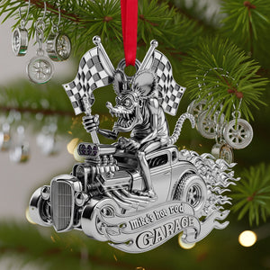 Jolly Ride Hot Rod Ornament – Personalized Gifts For Hot Rod Lovers 02QHLU050925