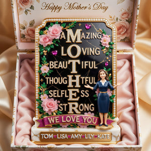 Mother We Love You Acrylic Plaque - Custom Photo Gifts For Mom 01TYDT060426