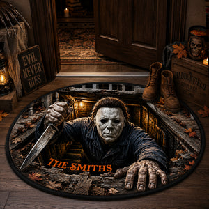 Nightmare Fuel: Iconic Halloween Slashers Doormat - Personalized Gifts 06tylu210826