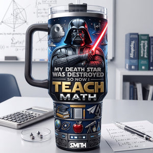 The Commander Teacher 40oz Tumbler With Handle-Personalized Gifts For Teachers 01QHLU030826