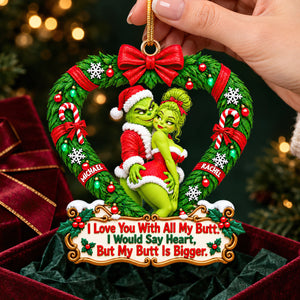Furry Naughty Couples Acrylic Ornament - Personalized Christmas Gifts For Couples 07ohdt011026