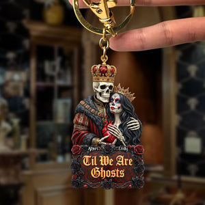 Skeleton Couple Keychain - Personalized Gifts For Couple 03huqn091225