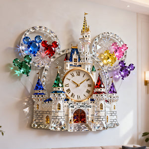 Lovely Hanging Wall Clock - Personalized Gifts For Family 03natn271225