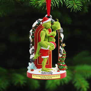 Naughty Couple Christmas Ornament - Personalized Gifts For Couple 02ohta131025