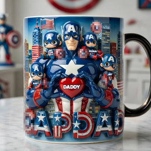 Shadow Hero Dad Magic Coffee Mug - Personalized Gifts For Dads 04OHLU160426