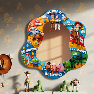 Adventure Awaits Wall Hanging Mirror Personalized Gifts For Kids 05NADT290725