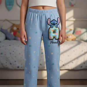 Alphabet Cute Creature Pajama Pants - Personalized Gifts 03kiqn051225