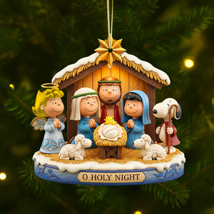 Holy Night Acrylic Ornament, Christmas Gifts For Catholic 04qhtn200825