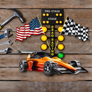 Drag Racing Metal Sign - Custom Photo Christmas Gifts For Racing Lovers 03naqn280725