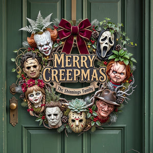 Creepy Christmas Acrylic Sign - Personalized Gifts For Family 05patn110826