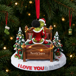 A Naughty Little Christmas Ornament - Personalized Gifts For Couple 02TOLU040926