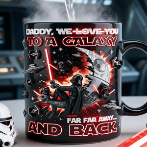 Fun Dad On Moon Magic Mug, Personalized Gifts For Dads 03qhdt210526