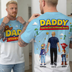 Cosmic Cowboy Dad 3D Shirt - Personalized Gifts For Dads 01HUDT080526