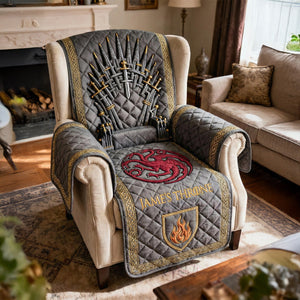 Fantasy Quilted Armchair Cover Personalized Gifts 02QHMG260126