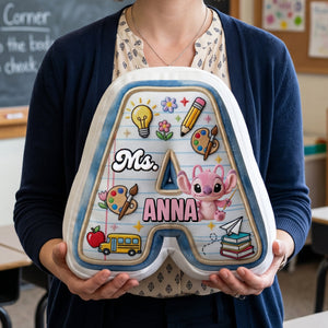 Classroom Letter Custom Pillow - Personalized Gifts For Teacher 01PATN170626-Homacus