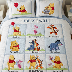 Positive Emotional Support For Mental Health Quilt Bed Set - Cute Gifts For Movie Fans 05QHLU170725