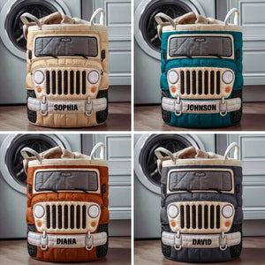 Dirt Journey Quilted Laudry Basket - Personalized Gifts For Off-road Lovers 06qhqn140726