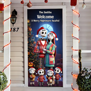 This is Home Door Cover Personalized Gifts For Family 04PGDT031125