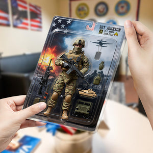 Brave Soldier Acrylic Plaque – Personalized Christmas Gifts For Veteran 01qhqn140625