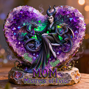 Dark Queen Mom Acrylic Plaque - Personalized Gifts For Moms 04HUDT030426