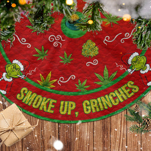 Christmas Gift For Smoking Lovers Quilted Tree Skirt 02todt110925