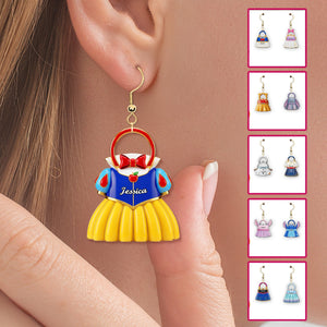 Handbag Acrylic Earrings - Personalized Gift For Princess Lover 01OHMG010825