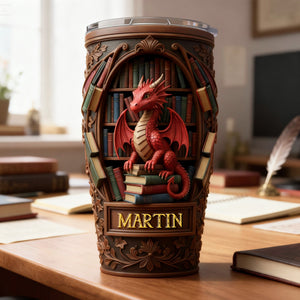 Dragon Tumbler - Personalized Gifts For Book Lovers 02kimg271225