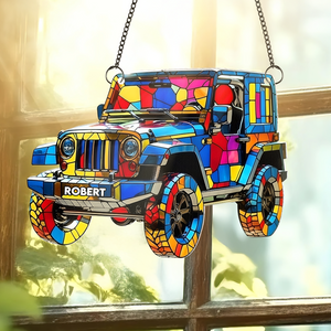 Dazzling Adventure Car Suncatcher - Personalized Gifts For Off-road Lovers 03TGPU080725