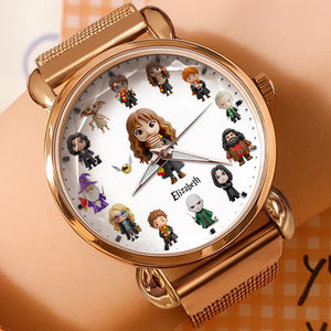 Enchanted Academy Mesh Strap Quartz Watch Personalized Gifts For Fantasy Lovers 05NADT180725