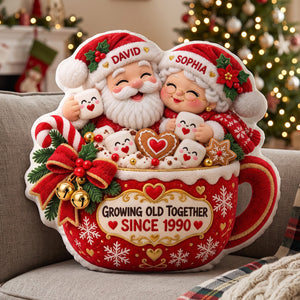 Growing Old Together Pillow - Personalized Christmas Gifts For Couple 04totn211026