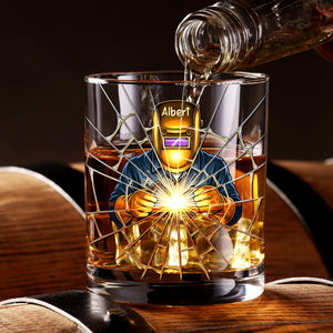 Professional Welder Drinking Glass – Personalized Gifts For Welder 02hyqn271125