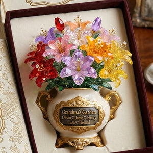 Grandma's Garden Acrylic Plaque Personalized Mother's Day Gifts 03TYDT130326