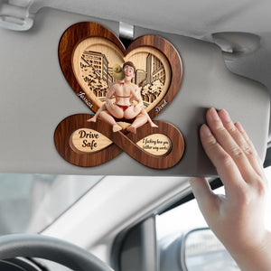 Heartfelt Drive Safe Couple Car Visor Clip - Personalized Gifts For Couples 05OHLU181225