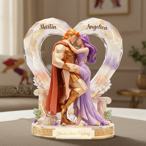 Where I Belong Acrylic Plaque - Personalized Gifts For Couple 05kimg091225